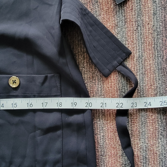 Tommy Hilfiger Sleeveless Black Utility Dress with Front Pockets Size 8 - Picture 6 of 10